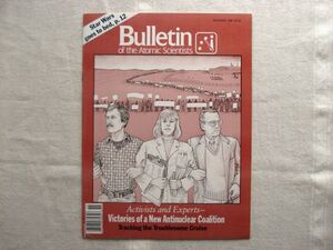 【原子力科学者会報 英語】 Bulletin of the Atomic Scientists 1988-11 /Activists and Experts- /核科学者紀要 学術誌 核兵器 軍備管理