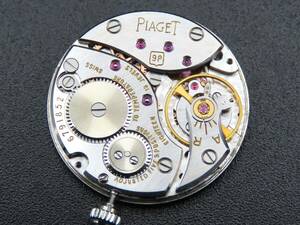 1円～! 稼働品 PIAGET ピアジェ 純正ムーブメント 手巻き Cal.9P 純正文字盤付き ヴィンテージ パーツ メンズ腕時計 113