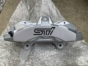 新品・未使用 スバル純正　WRX　STI　ブレンボ　フロント　 brembo 6ポット　6POT　S208　シルバー　左　その2