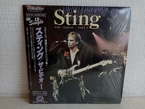 20cmLD / STING / THE VIDEOS・PART 1 / スティング / 帯付き / 歌詞カード付き / ビデオアーツ・ジャパン / VAL-3515 【M001】