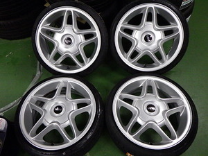 BMW MINI/ミニ純正 16×6.5J +48&新品 165/40R16 2024年製造 タイヤセット☆PCD100☆引っ張り/ローダウン/軽自動車/軽トラ/軽バス/軽バン