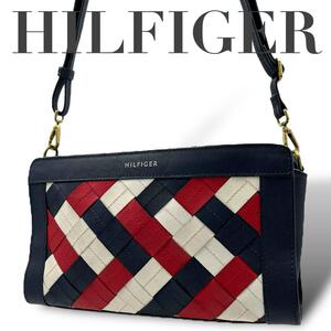 TOMMY HILFIGER トミーヒルフィガー　ショルダーバッグ　レザー