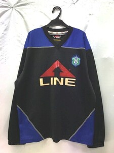 ss_4305y 選手支給品 Jリーグ 湘南ベルマーレ トレーニングウェア 長袖 ジャージ プルオーバー A-LINE エーライン 製 メンズ S