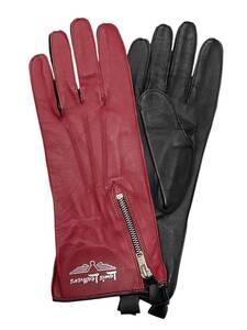 未使用品 Mサイズ Lewis Leathers 806 RACING GLOVES Red ルイスレザー レーシンググローブ カウレザー オーシャン 手袋 英国製