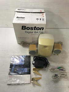 湘/Boston Digital/アクティブ スピーカー/BA735/音響機器/オーディオ機器/通電確認済み/湘12.13-125鳥