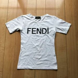 イタリー製 フェンディ Tシャツ 112-1-325 レディース ホワイト