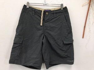 2828　メンズ【　patagonia パタゴニア　】　ショートパンツ　　サイズ：２８　　色：グレー柄入り