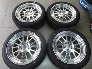 WORK Seeker　FX 新品タイヤ 17インチ4本 215/45R17 7J+30 7.5J+30 シルビア　ローレル　越谷