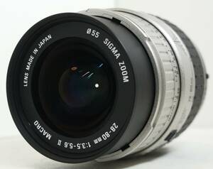 ~実写確認済~ ☆外観美品・人気の望遠レンズ☆　ペンタックス１眼レフ用(Kマウント) SIGMA ZOOM 28-80mm F3.5-5.6 II MACRO (I1005)