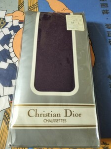 christian dior chaussettes グレープ タイツ M-L クリスチャンディオール 紫 カネボウ tights 貴重 レア 昭和 レトロ 高級