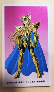 聖闘士星矢　メンコ　面子　CARD　バルゴ　シャカ　当時　セイントセイヤ　saint seiya 黄金聖闘士