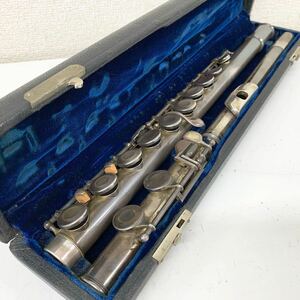 【R-3】 Selmer S-2902 フルート セルマー 金管楽器 黒ずみ強 一部凹みあり 現状品 1990-58