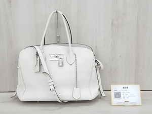 鑑定書付 LOUIS VUITTON トリヨンレザー クレイ SP1169 ミラMM ルイヴィトン 2way ハンドバッグ