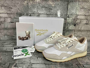 箱付き Reebok × JJJJound CLASSIC NYLON リーボック × ジョウンド クラシックナイロン スニーカー サイズ27.5 ホワイト