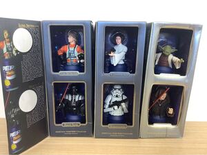 ◯SG010-A1T100【埼玉発】PEPSI Twist STAR WARS COLLECTION REAL SOUND SYSTEM FIGURE. スターウォーズ フィギュア 音出未確認 箱状態悪