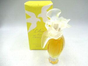 ▲▲中古品 NINA RICCI ニナリッチ レールデュタン L’Air du Temps ラリックボトル オードトワレ 50ml 残量約90％ 箱付き スプレー 香水▲