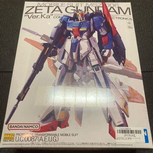 新品未組立品 ガンプラ 機動戦士Zガンダム MGマスターグレード1/100 ゼータガンダム Ver. Ka バンダイ