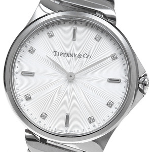 ティファニー TIFFANY&Co. 60874816 メトロ2 8Pダイヤ クォーツ レディース 美品 _817303