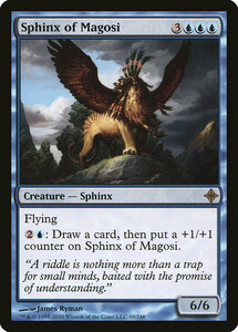 MTG ■青/英語版■《マゴーシのスフィンクス/Sphinx of Magosi》エルドラージ覚醒 ROE