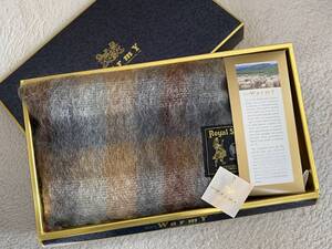 ★新品【セルコン】モヘア入り膝掛け（英国製）★