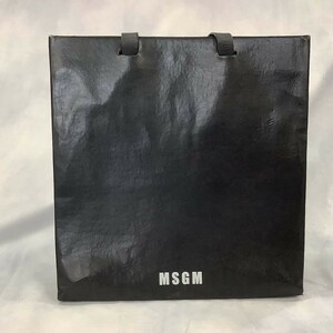 MSGM エムエスジーエム トートバッグ ブラック系 [D3203]