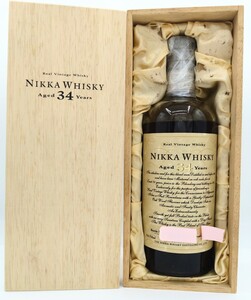 NIKKA WHISKY　34年 ニッカ ウイスキー ニッカ34年　未開栓