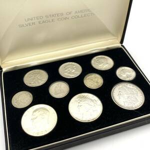 TY1697■銀貨 UNITED STATES OF AMERICA SILVER EAGLE COIN COLLECTION アメリカ シルバー イーグル コイン コレクション プルーフ