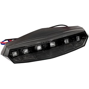 バイク LED テール ランプ ナンバー 灯 ブレーキ オートバイ 12V ドレスアップ カスタム パーツ 汎用 配線 初心者 レッド 赤 1-