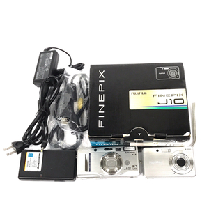 1円 フジフィルム FinePix F700 ファインピックス J10 デジタルカメラ 2点 セット