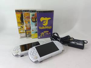 15889-04★SONY/ソニー PSP プレイステーションポータブル PSP-3000 本体 ソフト おまとめセット★