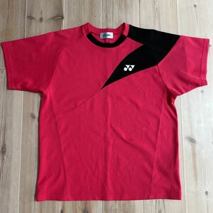 YONEX 限定 半袖 Tシャツ ヨネックス ジュニアにも SS サイズ ピンク ブラック 背面YONEXロゴ