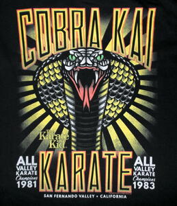 ★ベスト キッド Tシャツ コブラ会 THE KARATE KID COBRA KAI Tattoo - XL 新品/正規品 映画