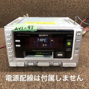 AV1-93 激安 カーステレオ SONY WX-4000 20497 カセット FM/AM プレーヤー オーディオ 本体のみ 簡易動作確認済み 中古現状品