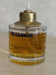 JIL SANDER ジル・サンダー Eau de parfum オードパルファム No.4 50ml 残量たっぷり　訳あり　定形外郵便は350円