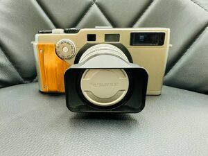 FUJIFILM/TX-1/SUPER-EBC FUJINON/ 1:4 f=45mm/レンジファインダー/フィルムカメラ/富士フィルム/ストラップ/ウッドグリップ/動作確認済み