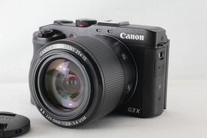 ◆ほぼ新品◆キヤノン Canon Powershot G3 X ブラック 新品充電器＆バッテリー◇ME45590