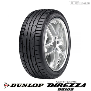 ダンロップ 225/40R18 88W DUNLOP DIREZZA DZ102 サマータイヤ 4本セット