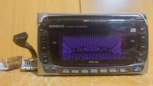 ケンウッド KENWOOD DPX-440 N/S CD カセット 2DIN スペアナ 日産純正 動作確認済 落札1万円超えたら写真10の汎用電源線+取付ビス付きます