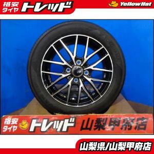 大特価! 送料無料 新品 VENES ヴェネス FS01 14インチ 4.5J +45 4H 100 中古 YOKOHAMA ヨコハマ ADVAN アドバン dB V552 155/65R14 4本 202