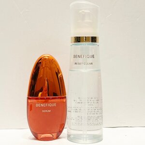 TO1 ベネフィーク BENEFIQUE セラム 美容液 50ml リセットクリア 化粧液 200ml セット