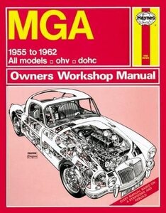 MGA 1955 1962 OHV DOHC サービスマニュアル 整備書 整備 修理 リペアー リペア ^在