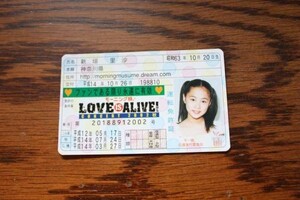 モーニング娘　アイドル免許証　新垣里沙　ガッキー