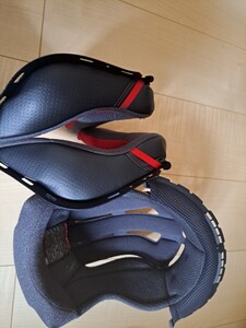 ショウエイヘルメットSHOEI Z-7 センターパッドM9・チークパッド35mm内装セット