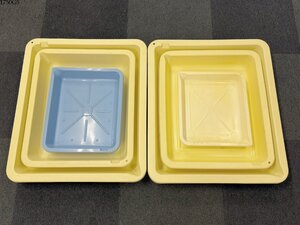 King キング HANSA ハンザ 写真現像用 バット 6枚 おまとめ プラスチック トレイ 暗室用品 昭和レトロ 1750G5.