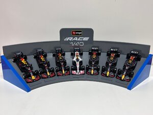 特別版　burago 1/43　Red bull F1 展示フルセット　マシン７台付属　レッドブル　ブラーゴ　フェルスタッペン