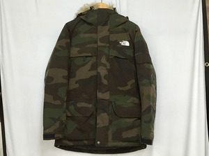 ノースフェイス THE NORTH FACE ノベルティーマクマードパーカ メンズ ダウンジャケット Sサイズ カモフラージュ ND91410