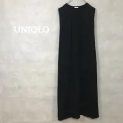 a1100【UNIQLO】 ユニクロ ワンピース スクエアアーム ノースリーブ