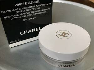  ★ CHANEL シャネル ホワイト エサンシエル ルースパウダー フェイスパウダー　ほぼ満量 定形外290円 ★