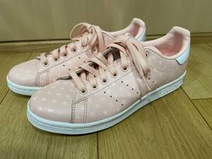 美品 ADIDAS STAN SMITH　アディダス　スタンスミス　ピンク ドット 水玉