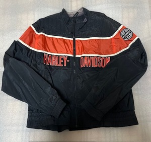 90s USA製 Harley Davidson レーシングジャケット ブルゾン ヴィンテージ エボ ショベル ハーレーダビッドソン ジャケット アウター